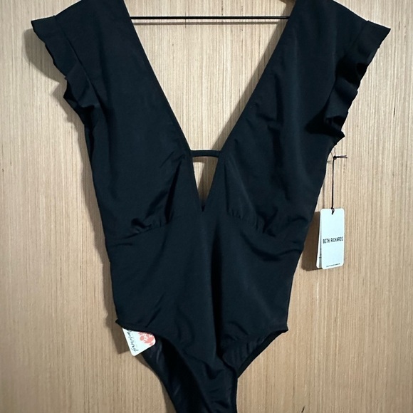 Free People Beth Richards Sophia One Piece Swimsuit, Size Medium (v) - Picture 2 of 13